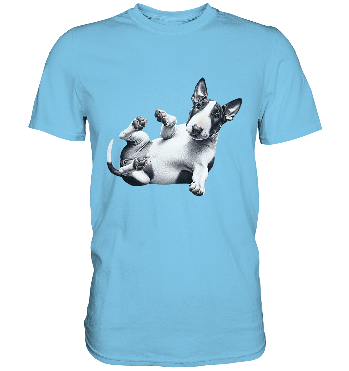 Verrückter Bullterrier - Premium Shirt