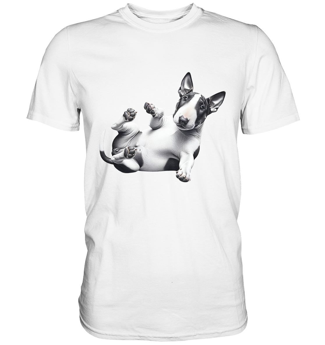 Verrückter Bullterrier - Premium Shirt