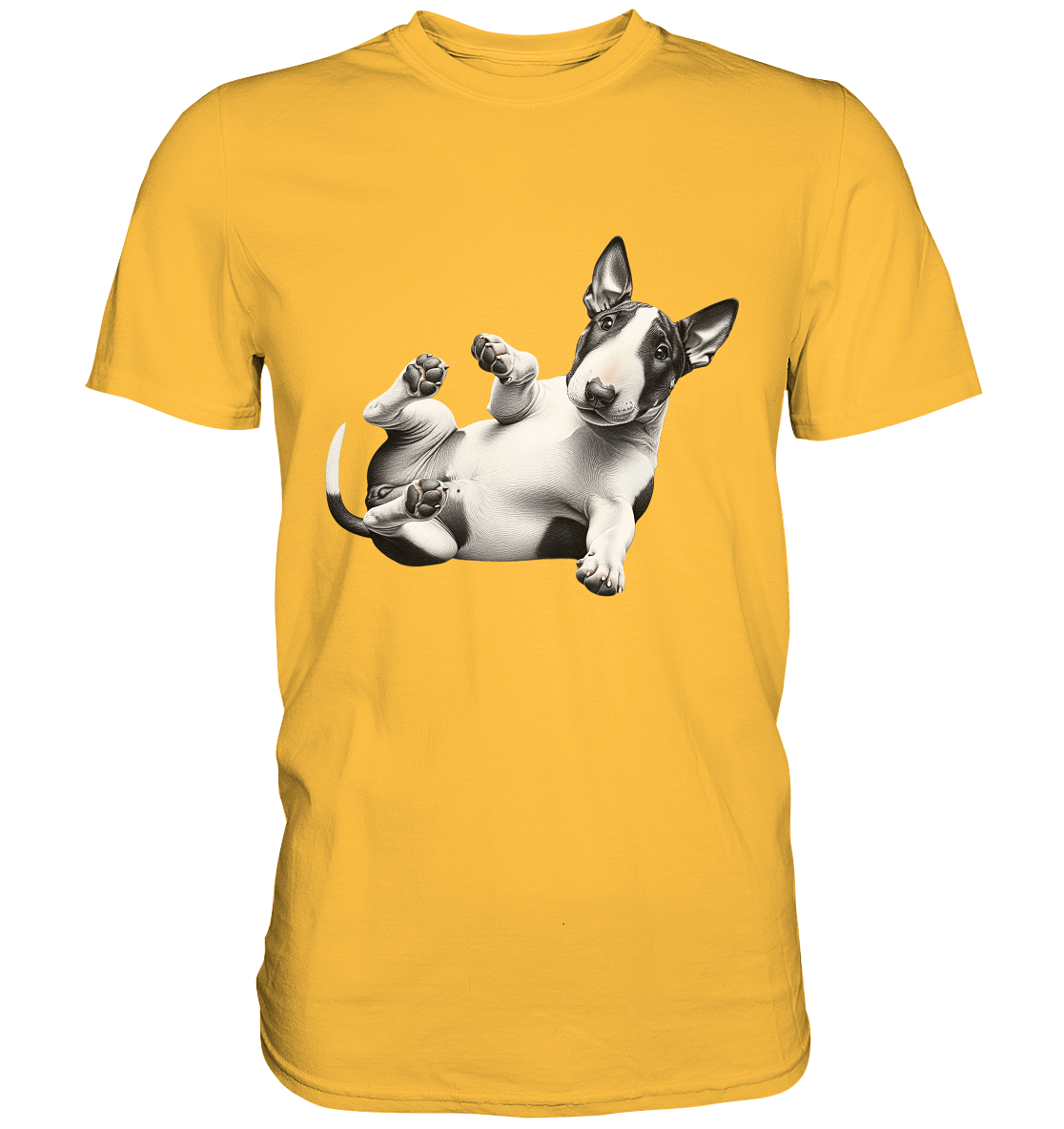 Verrückter Bullterrier - Premium Shirt