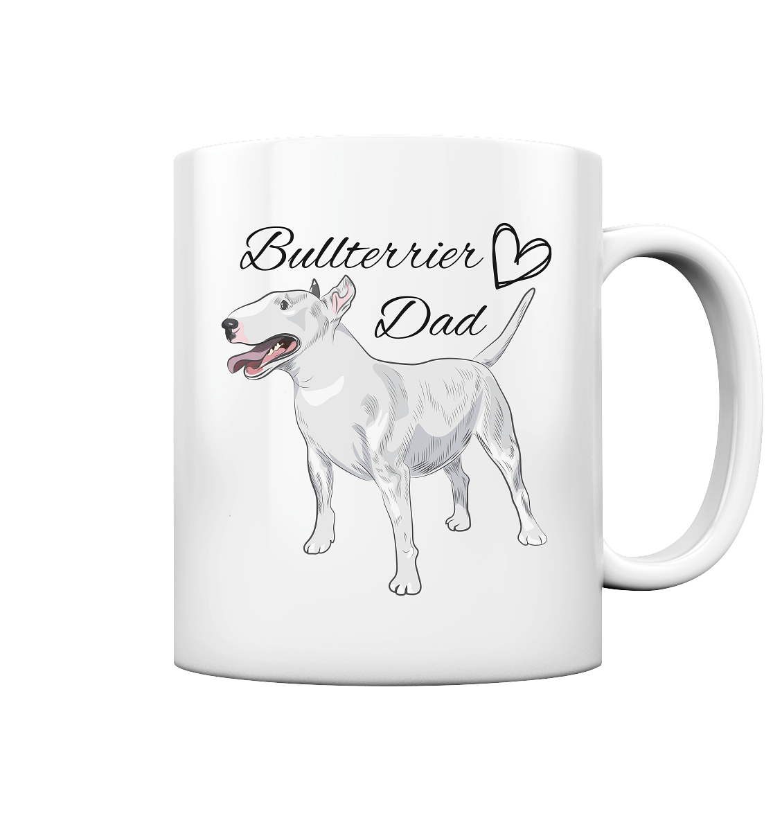 Bullterrier, Miniatur Bullterrier - Tasse glossy