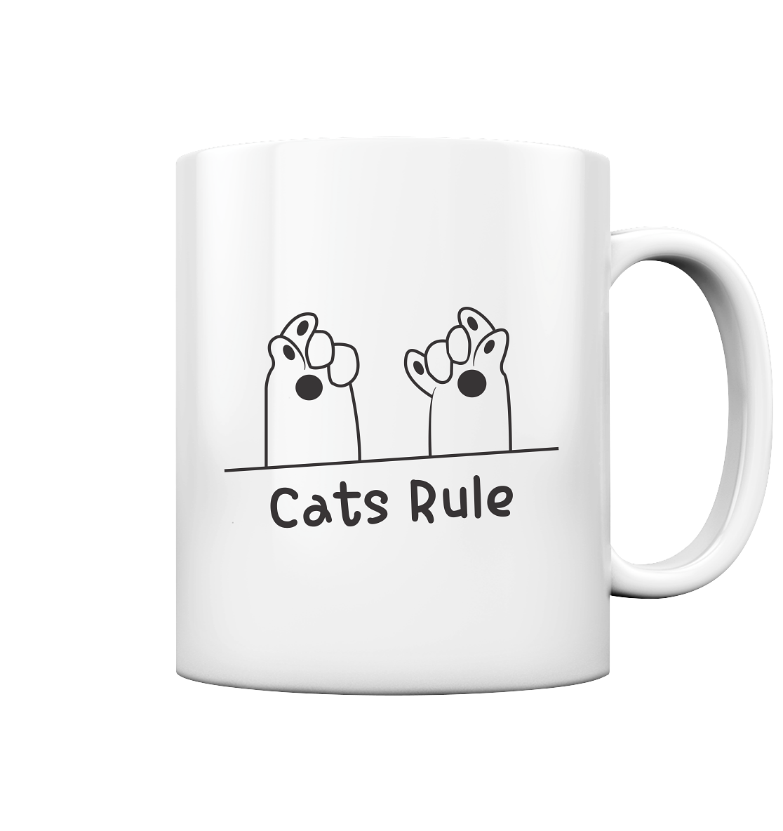 Cats Rule - Tasse glossy