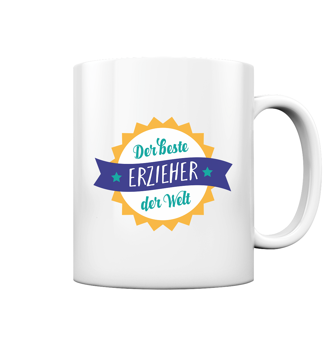 Der beste Erzieher der Welt - Tasse glossy