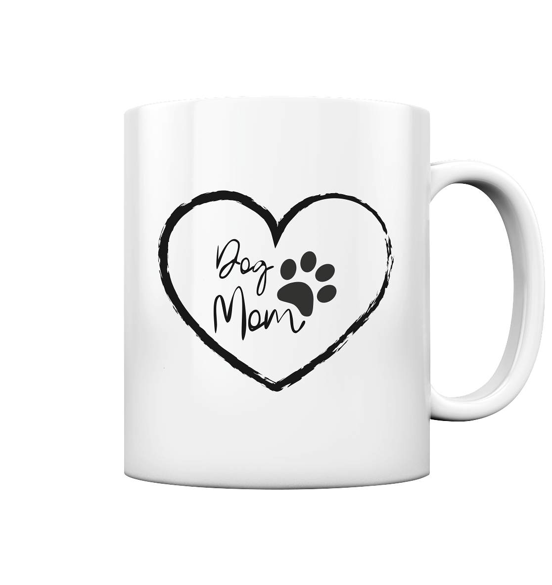 Dog Mom - Tasse glossy