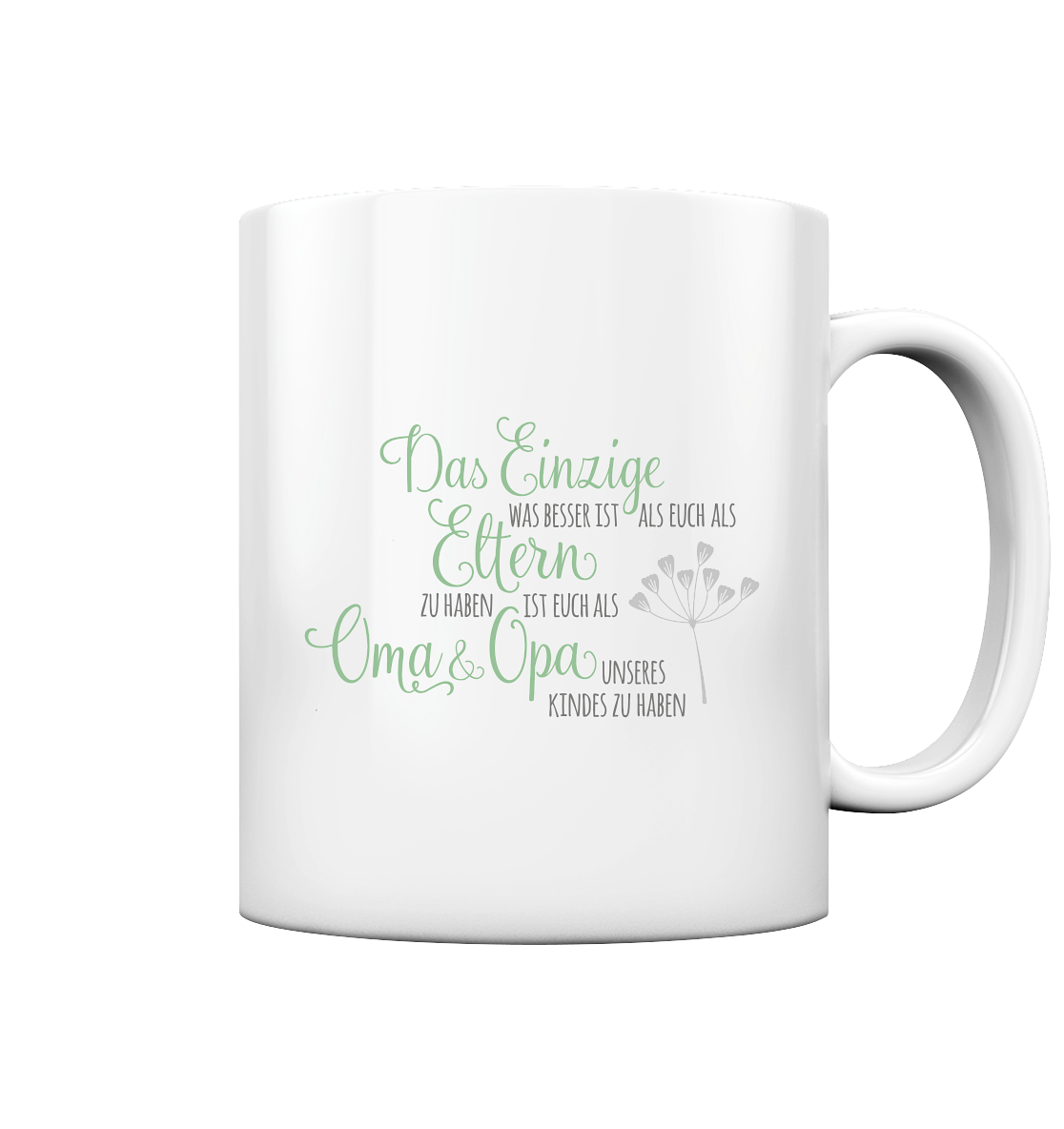 Oma und Opa - Tasse glossy
