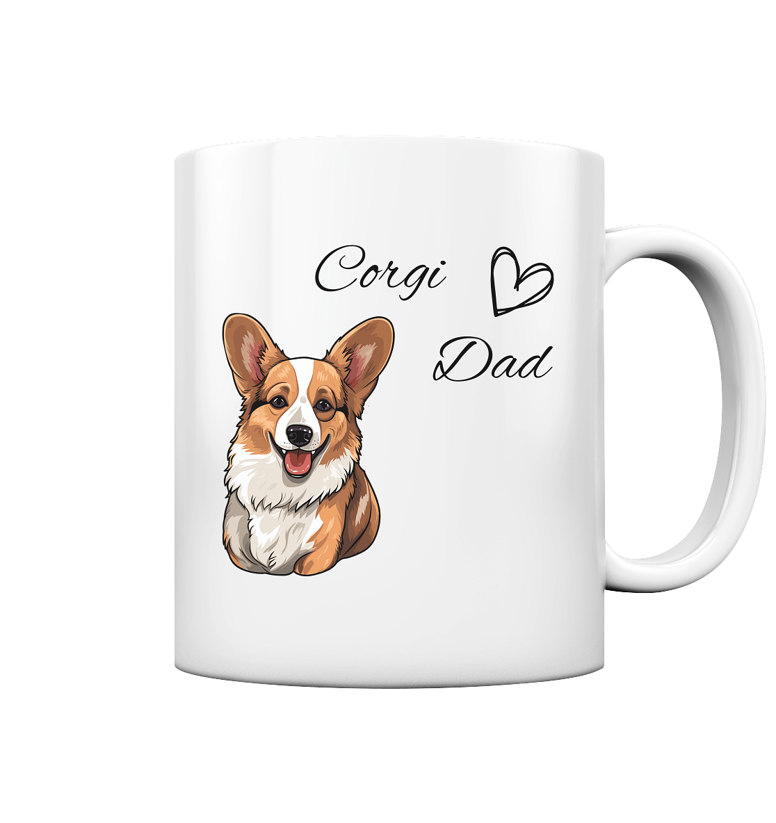 Corgi Dad - Tasse glossy