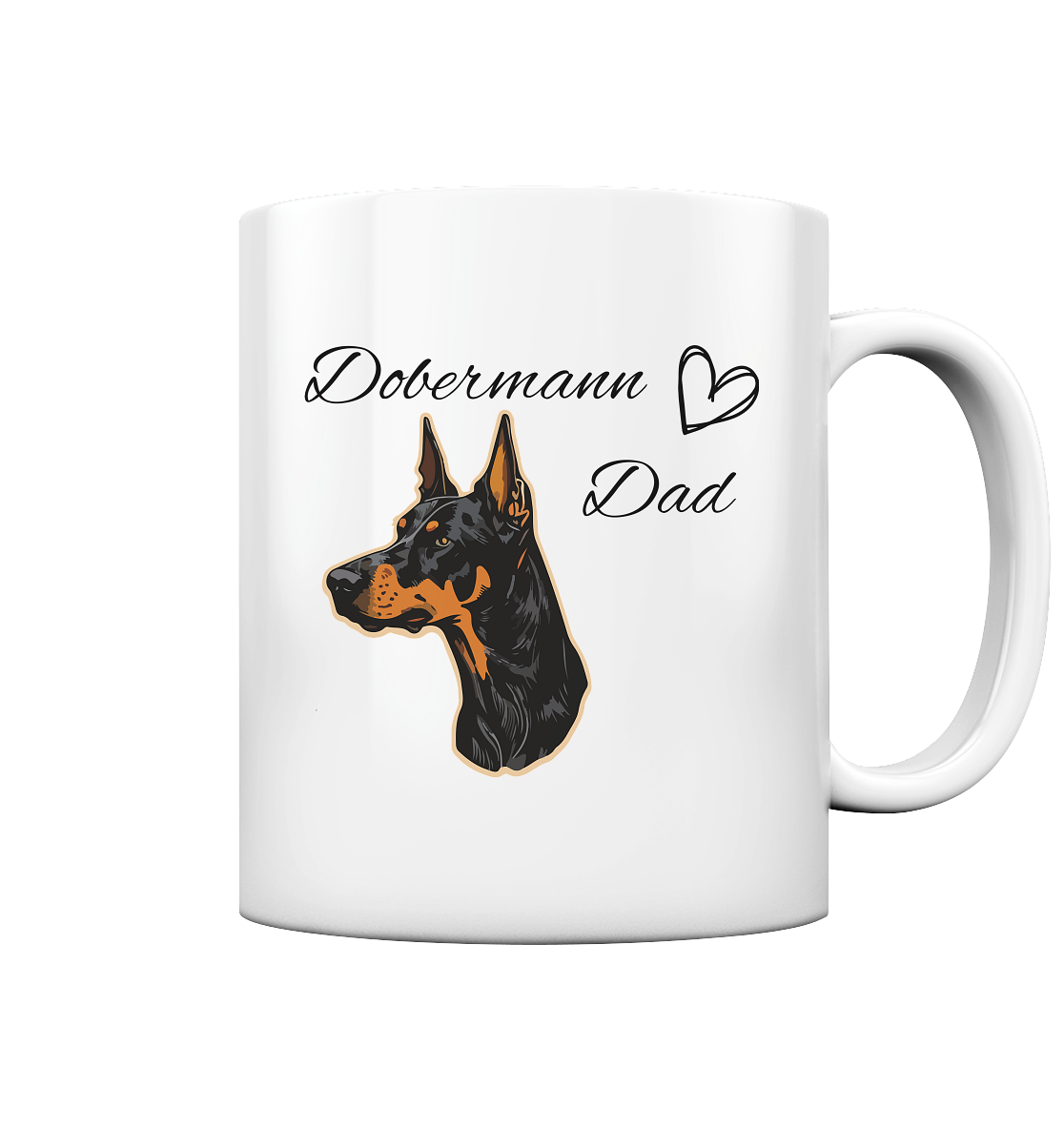 Dobermann Dad - Tasse glossy