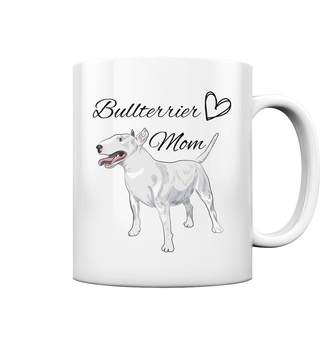 Bullterrier, Miniatur Bullterrier - Tasse glossy