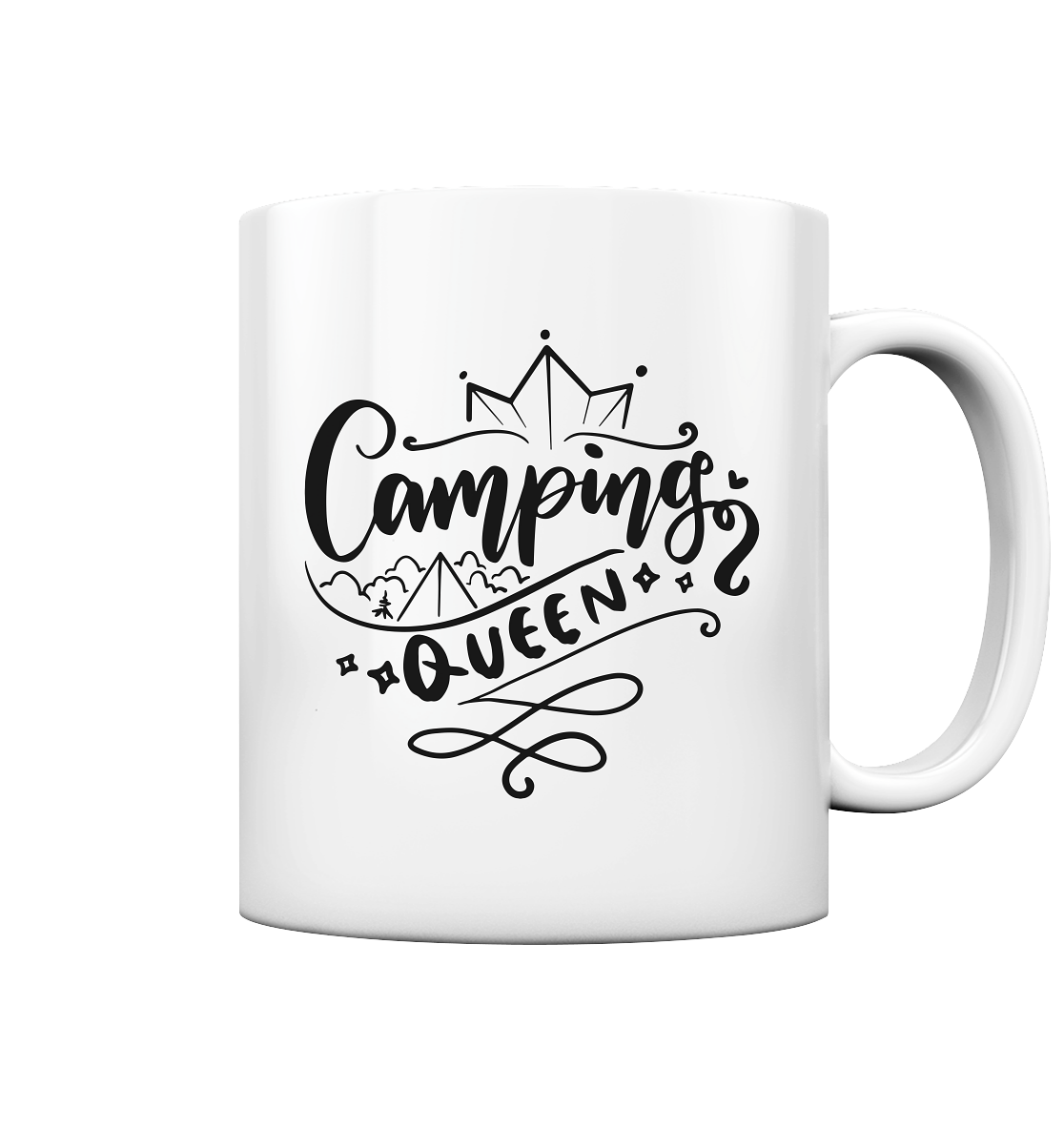 Camping Queen - Tasse glossy