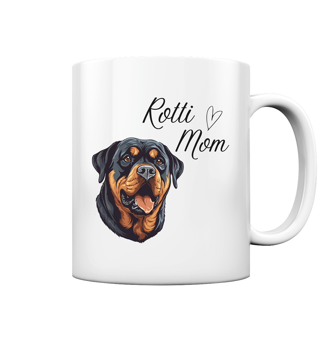 Rotti Mom - Tasse glossy