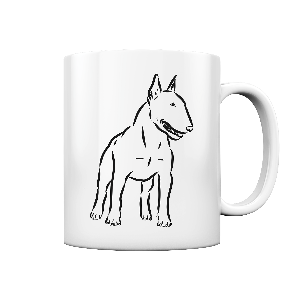 Bullterrier, Miniatur Bullterrier - Tasse glossy