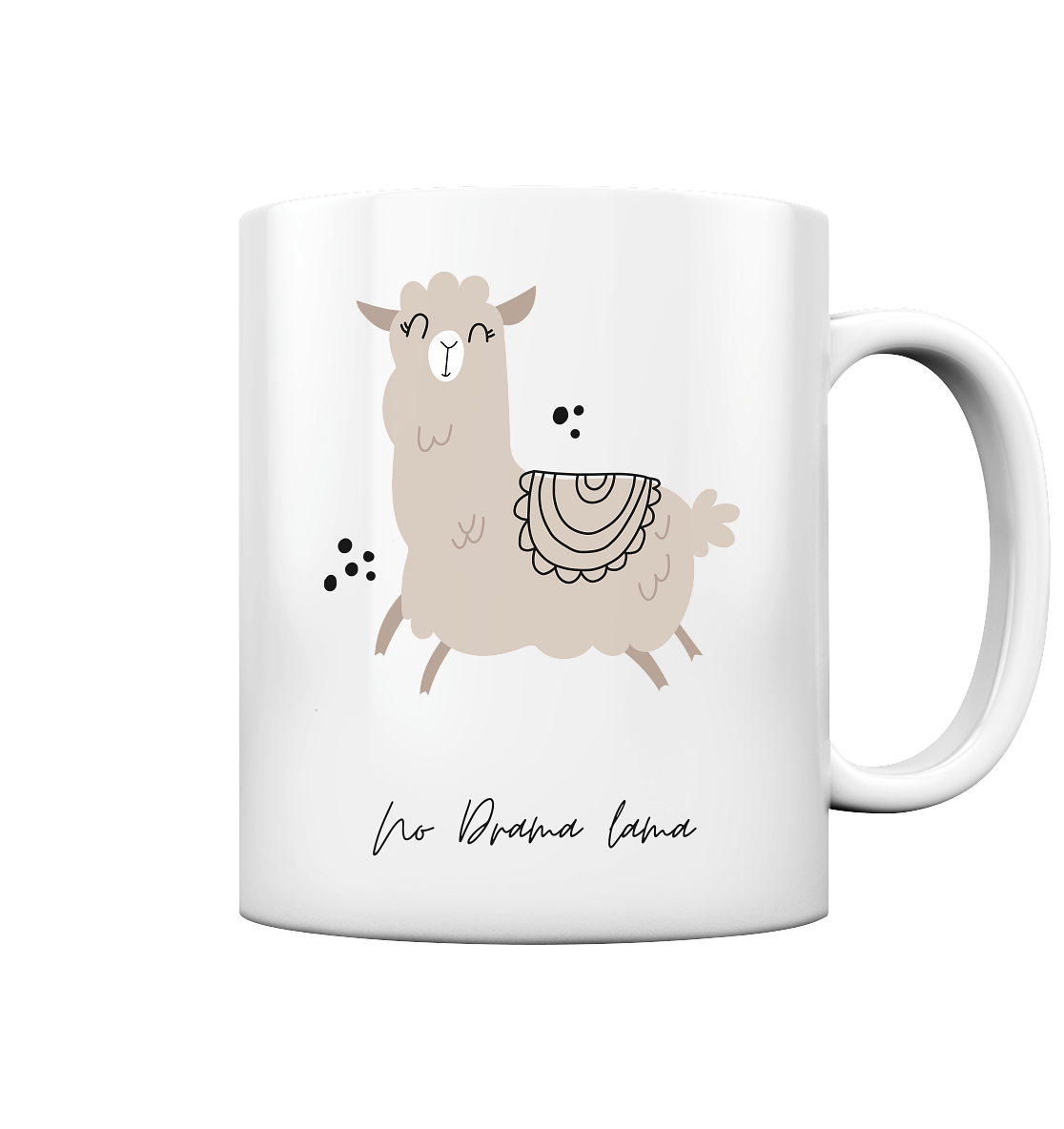 No Drama Lama - Tasse glossy