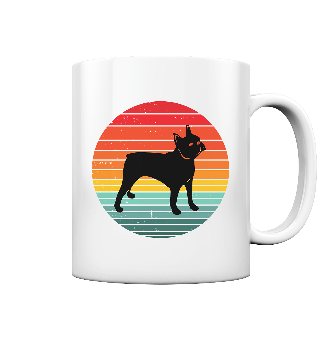 französische Bulldogge - Tasse glossy