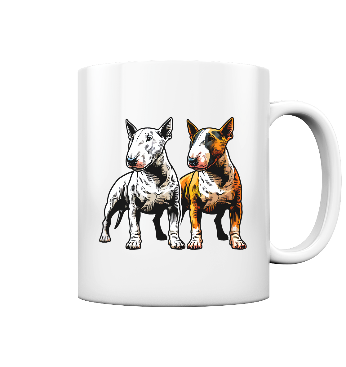 Bullterrier, Miniatur Bullterrier - Tasse glossy