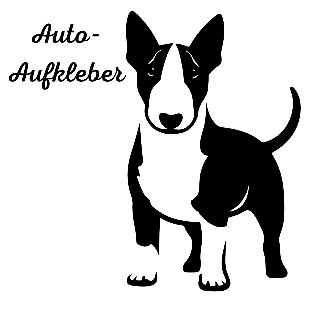 Bullterrier Aufkleber - Autoauflkeber, Vinylaufklber