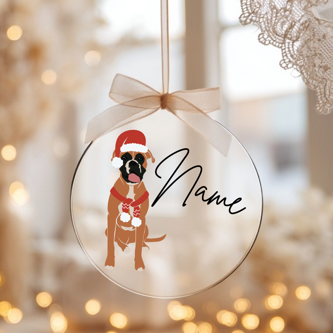 Weihnachtsbaumanhänger - Boxer