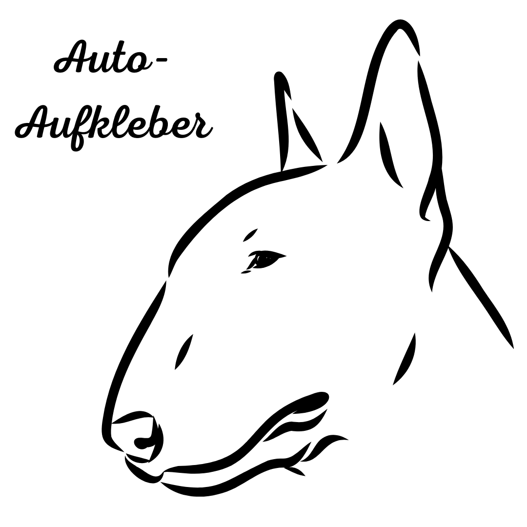 Bullterrier Aufkleber - Autoauflkeber, Vinylaufklber