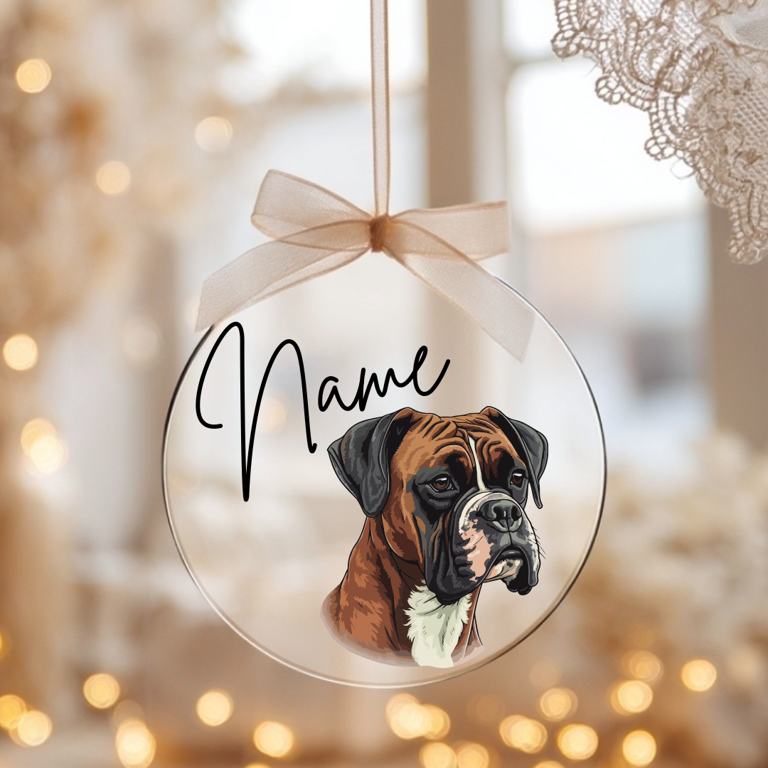 Weihnachtsbaumanhänger - Boxer