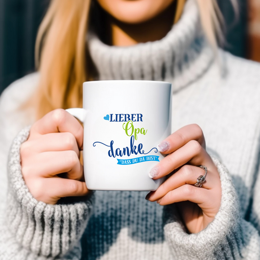 Danke Opa  - Tasse glossy