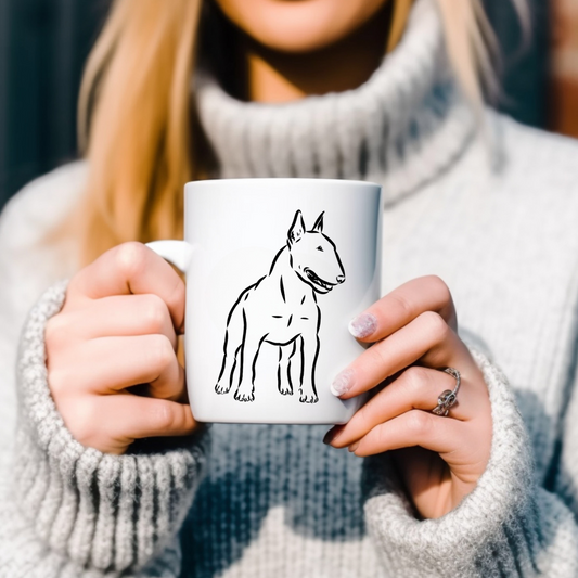 Bullterrier, Miniatur Bullterrier  - Tasse glossy