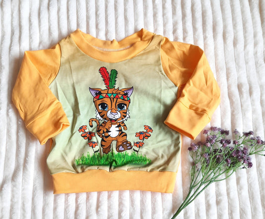 Hoodie / Pullover Gr. 68/74 - Tiger