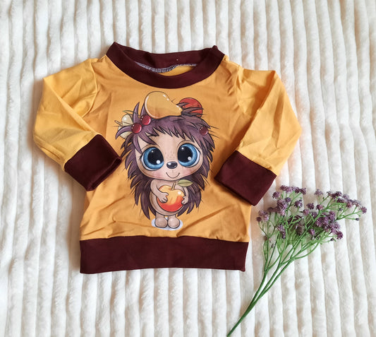 Hoodie / Pullover Gr. 68/74 - Igel