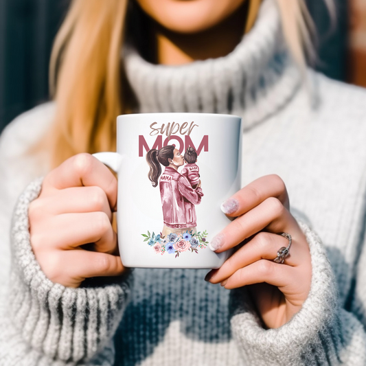Super Mom - Tasse glossy
