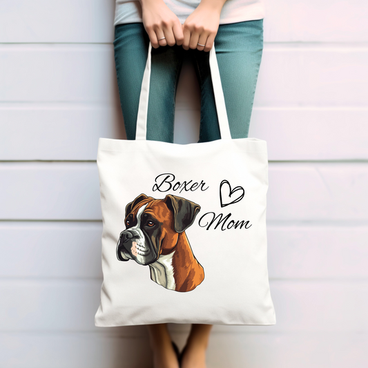 Boxer Mom - Baumwolltasche