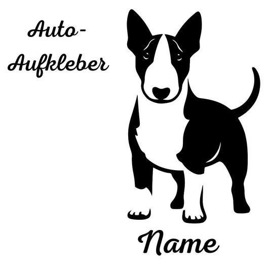 Bullterrier, Miniatur Bullterrier, Aufkleber - Autoaufkleber, Vinylaufklber