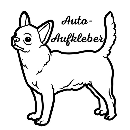 Chihuhaha , Aufkleber - Autoaufkleber, Vinylaufklber mit oder ohne Name