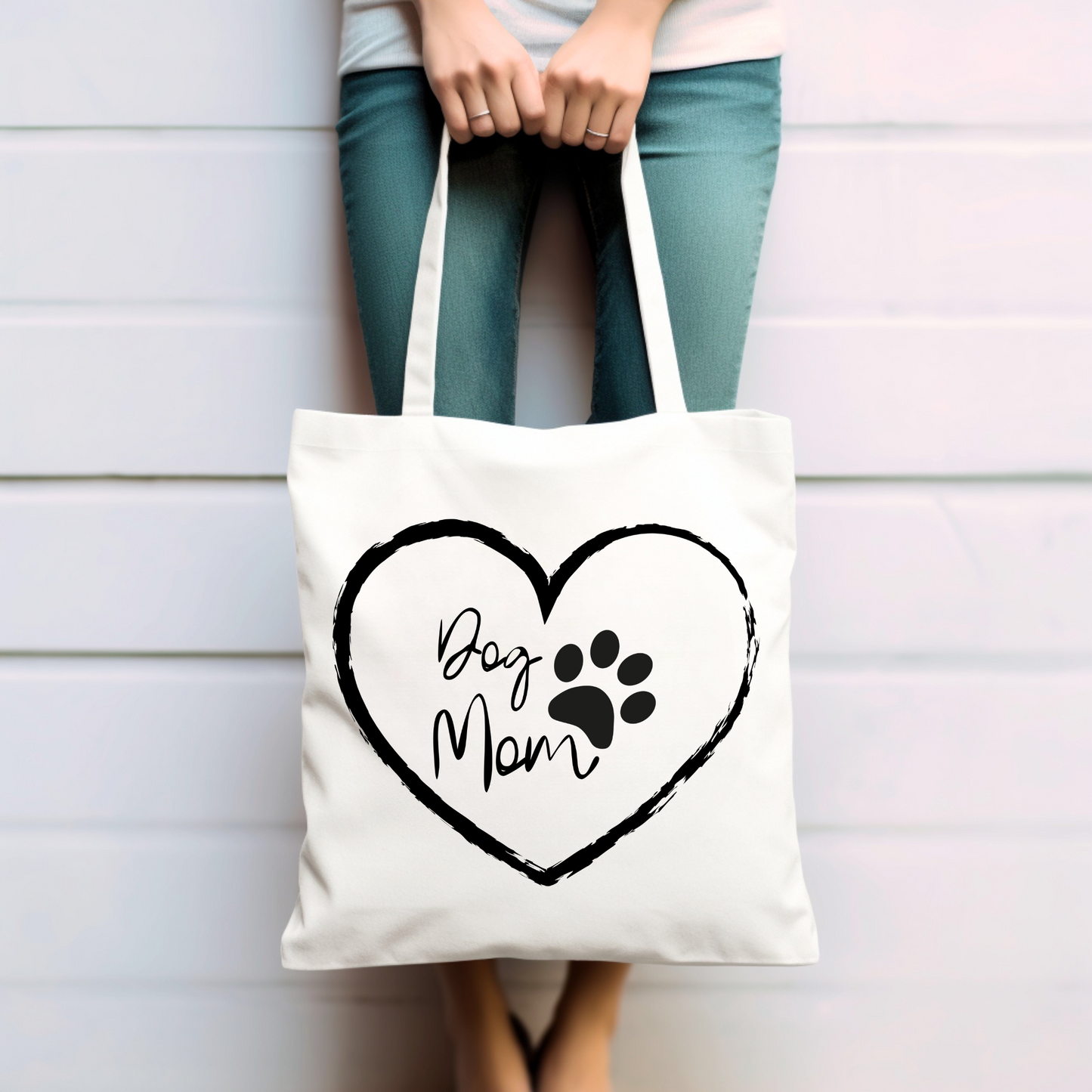Dog Mom - Baumwolltasche