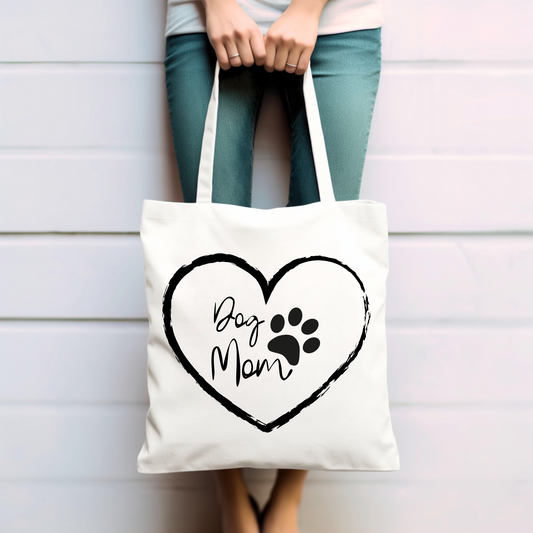 Dog Mom - Baumwolltasche