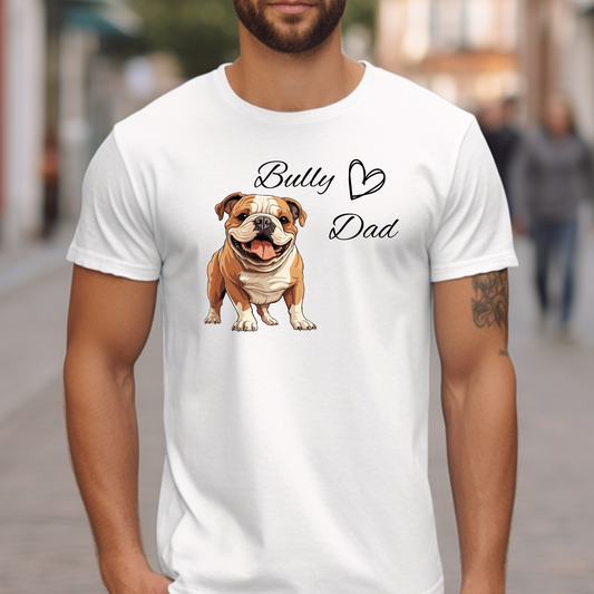 Bully Mom, englische Bulldogge  - Premium Shirt