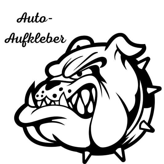 englische  Bulldogge, Aufkleber - Autoaufkleber, Vinylaufklber