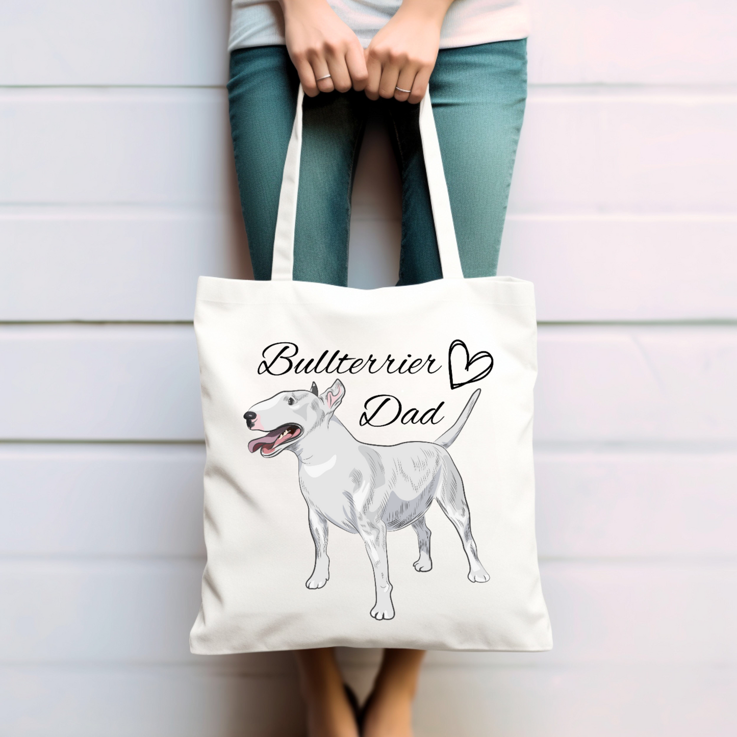 Bullterrier, Miniatur Bullterrier  - Baumwolltasche