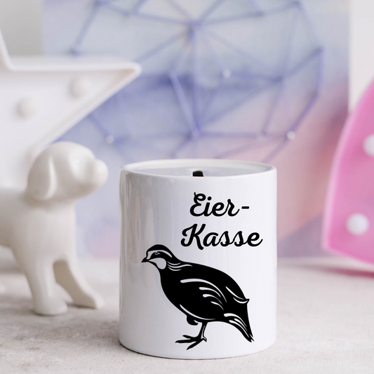Eierkasse - Wachteln - Spardosen