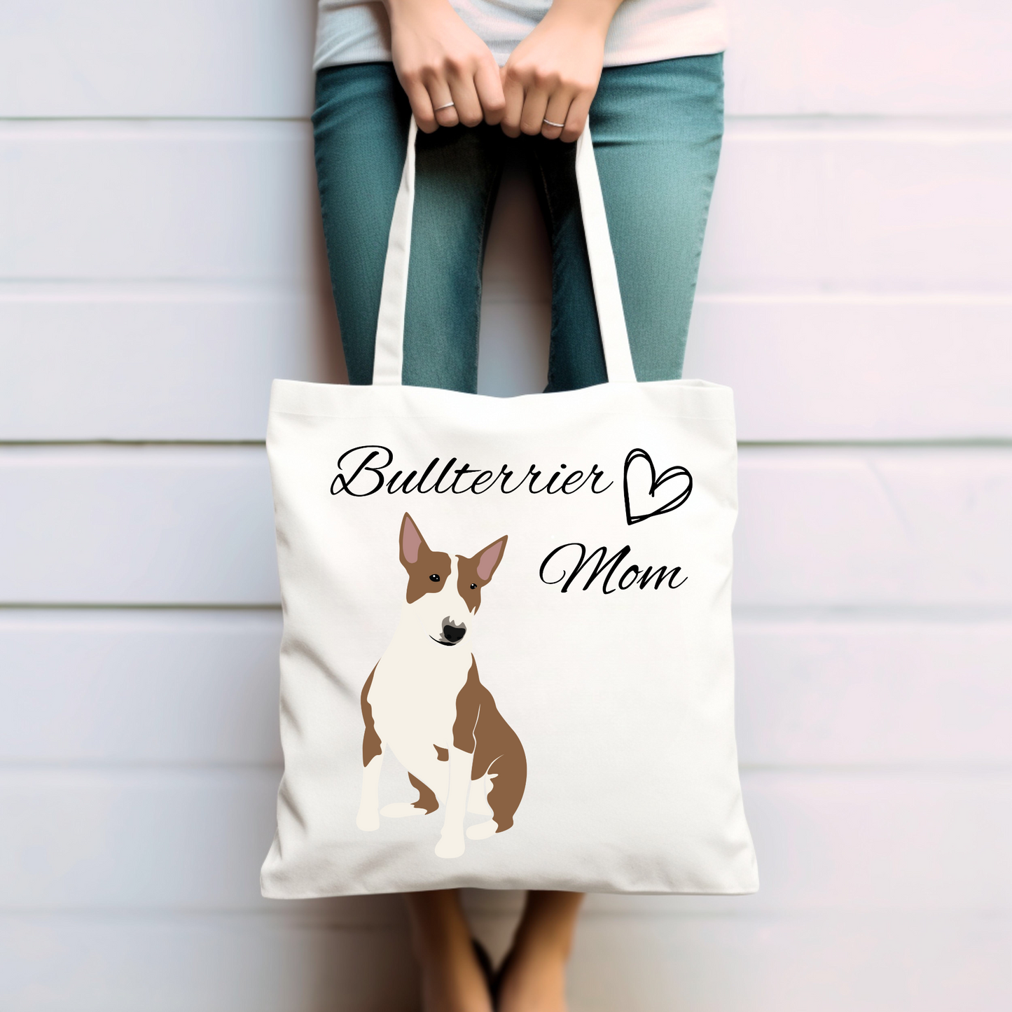 Bullterrier, Miniatur Bullterrier  - Baumwolltasche