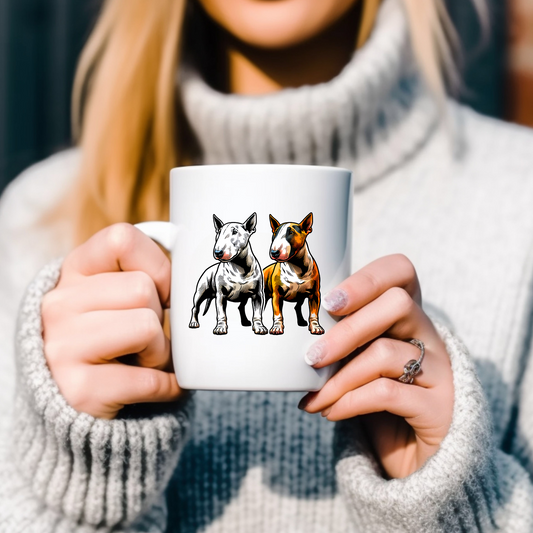 Bullterrier, Miniatur Bullterrier  - Tasse glossy