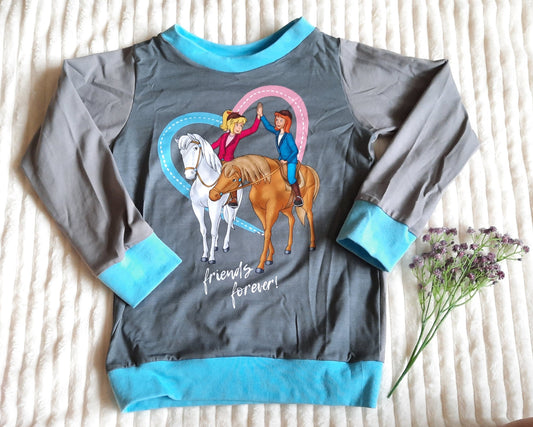 Pullover / Hoodie Gr. 116/122 - Bibi und Tina, Pferde, Pferd