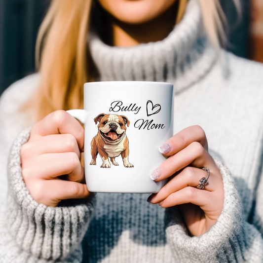 Bully Mom, englische Bulldogge  - Tasse glossy