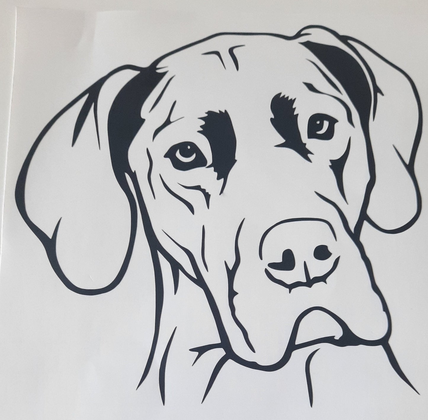 Deutsche Dogge, Aufkleber - Autoauflkeber, Vinylaufklber