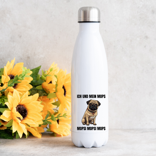Ich und mein Mops, Mopsi Mopsi Mops - Thermoflasche 500ml