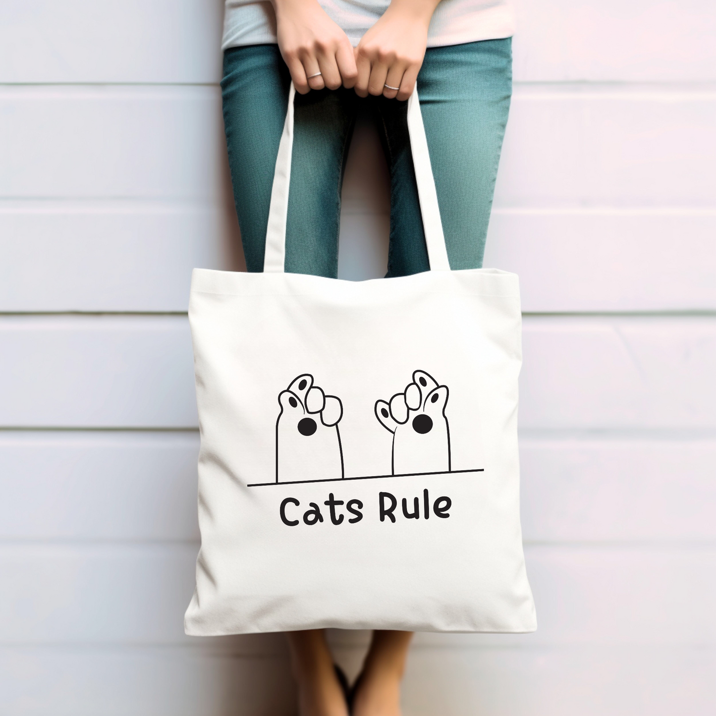 Cats Rule - Baumwolltasche