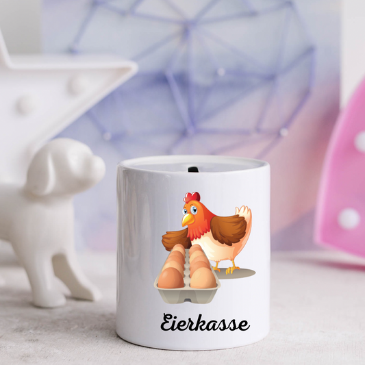 Eierkasse - Hühner - Spardosen