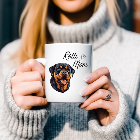 Rotti Mom - Tasse glossy