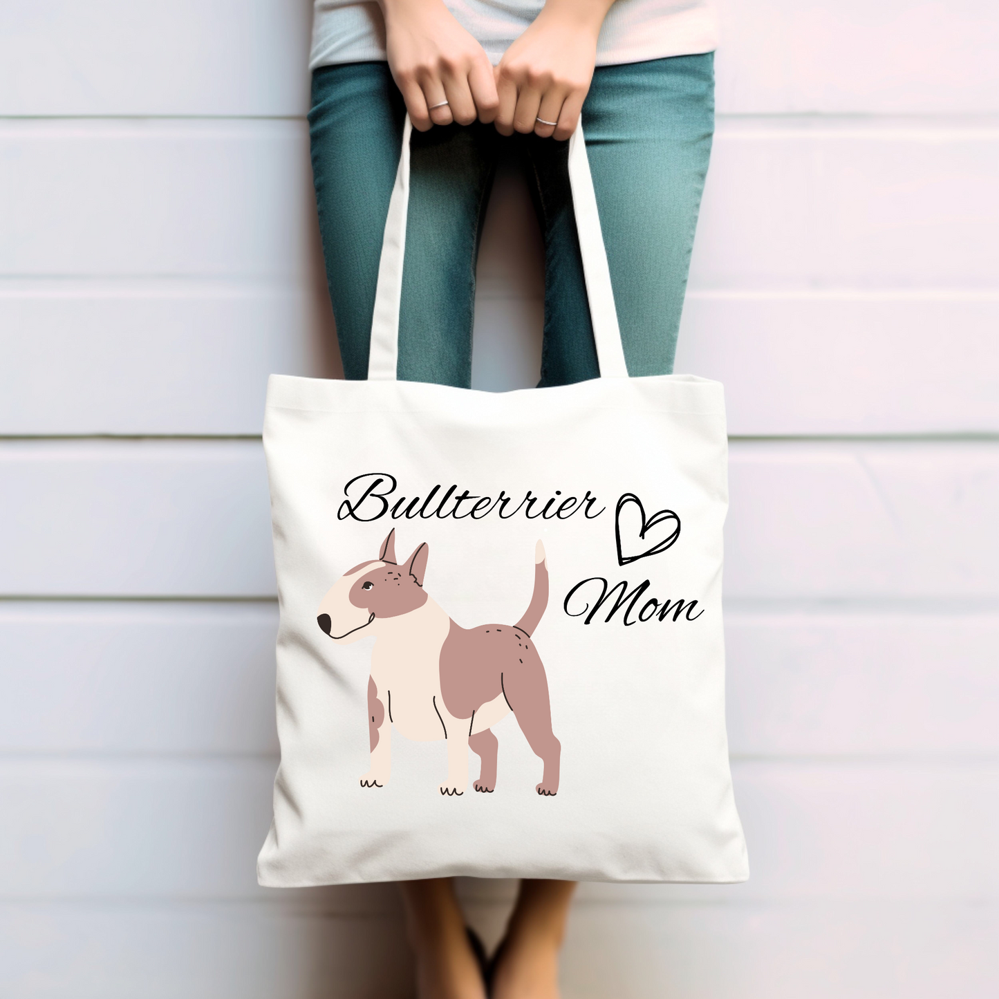 Bullterrier, Miniatur Bullterrier  - Baumwolltasche