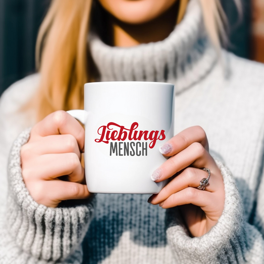 Lieblingsmensch - Tasse glossy