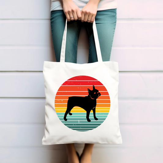 französische Bulldogge - Baumwolltasche