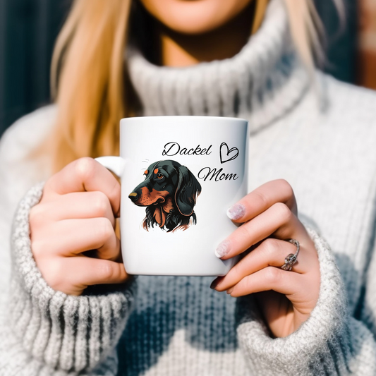 Dackel Mom - Tasse glossy