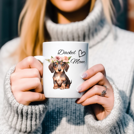 Dackel Mom - Tasse glossy