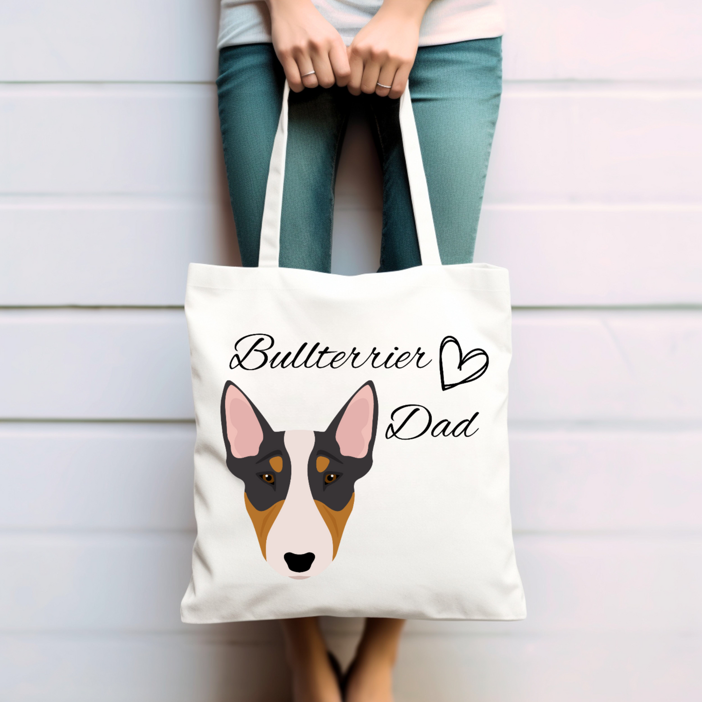 Bullterrier, Miniatur Bullterrier  - Baumwolltasche